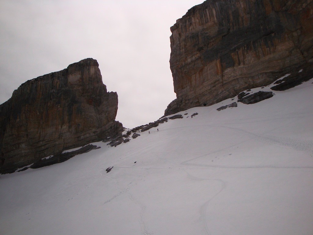 Descente sous la brèche