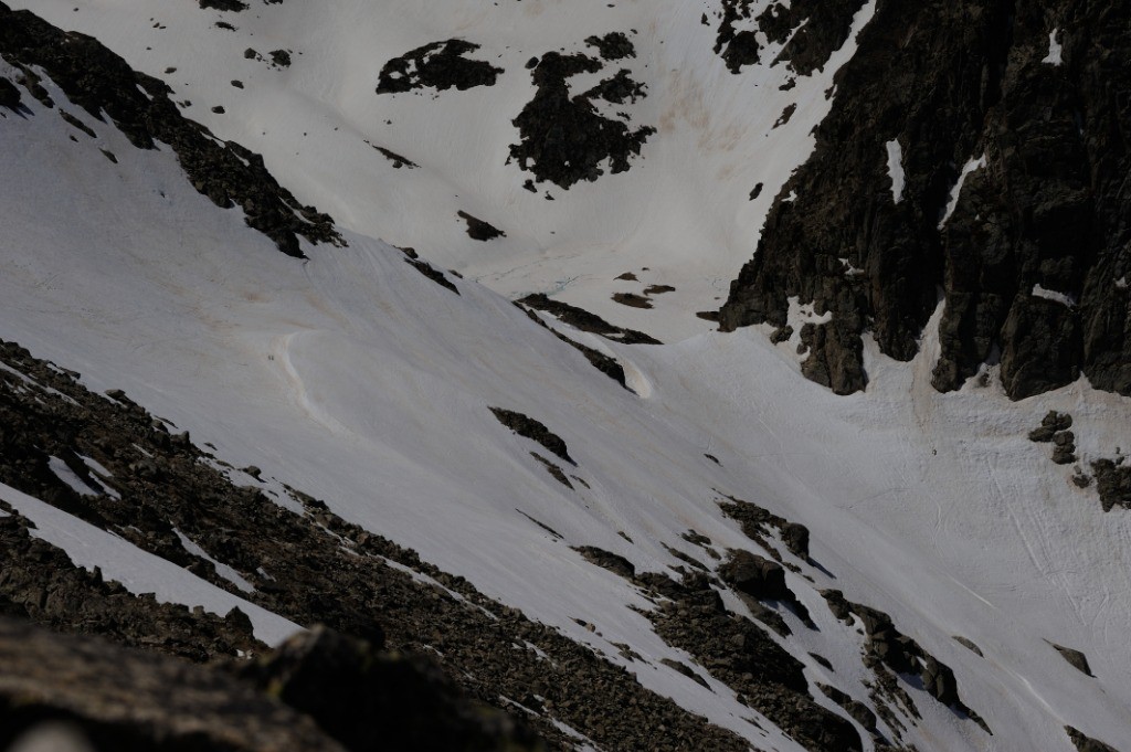 #6 Brèche duBarbat depuis le sommet Brèche duBarbat depuis le sommet