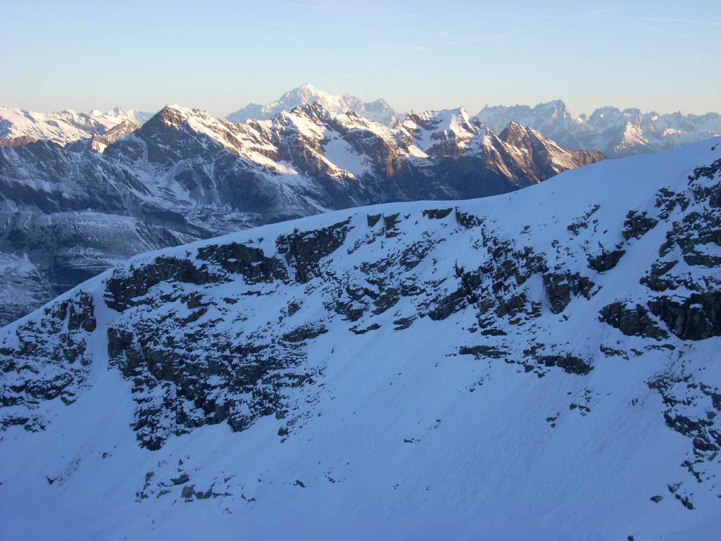 Lever de soleil sur le Mont-Blanc
