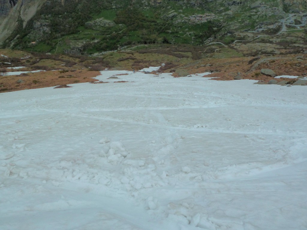 La langue de neige finale.