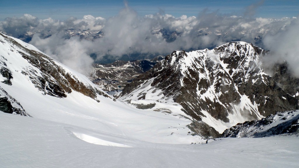 glacier du Grand Col  depuis le col des Roches