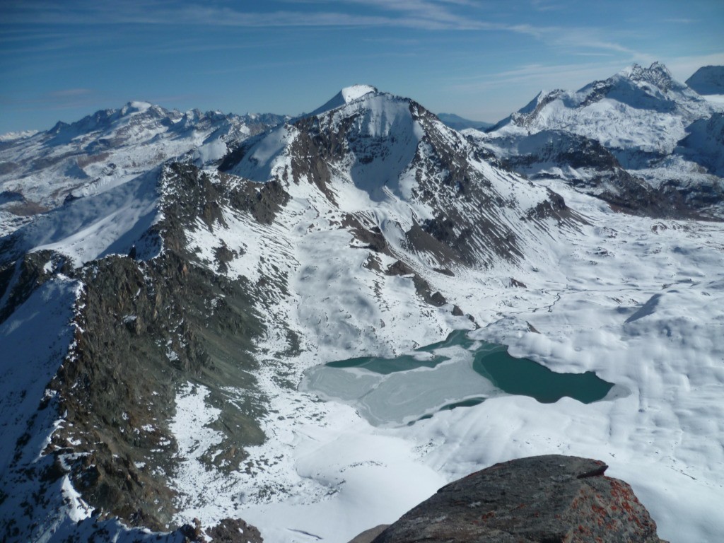Lac du Montet, on peut considérer la glacier défunt.