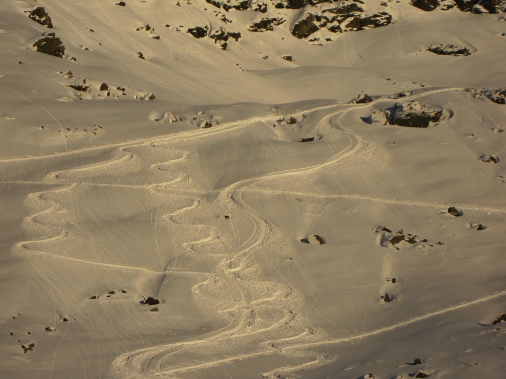 Il faut skier léger...