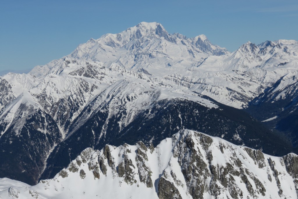 nez sur le Mont Blanc