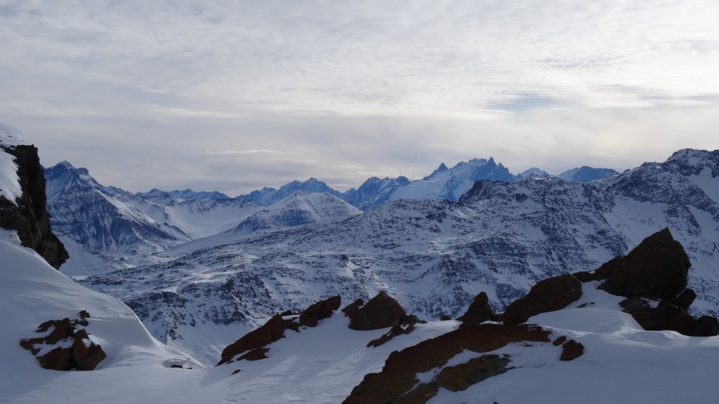 on arrive sous le sommet et là biiiim que c'est beau!