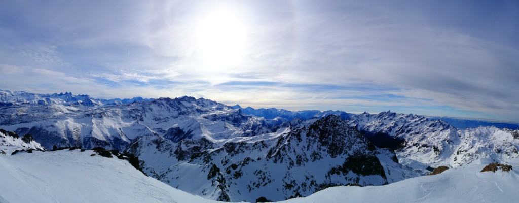 vue sommet Rocher Blanc