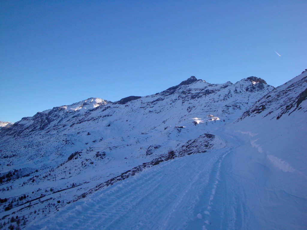 Traversée pour rejoindre le versant Nord de l'Ouillon