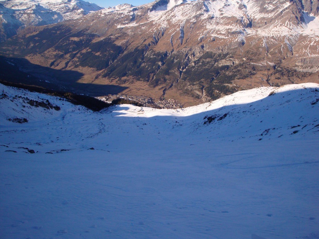 Montée au-dessus du TS