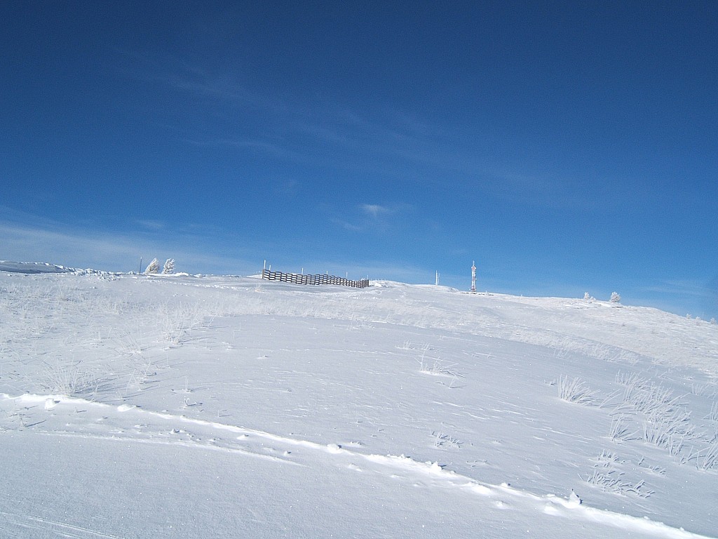 à l'approche du belvédère de l'homme de pierre 