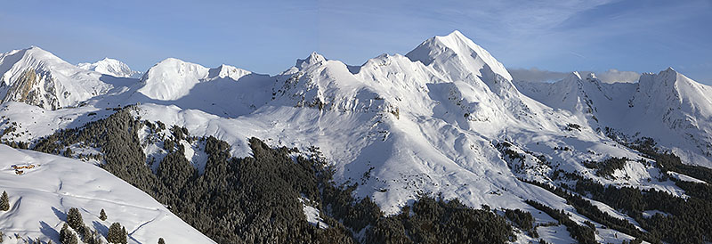 panoramique Charvin depuis le sommet Sud