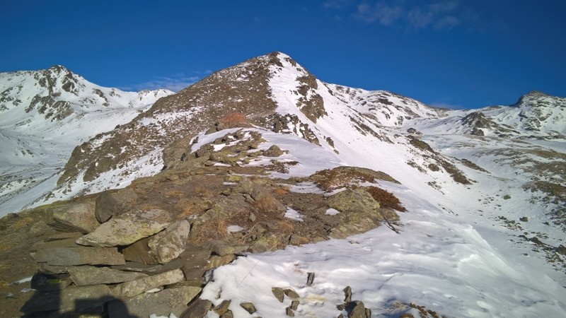 Crête de la Cula, point 2614m.