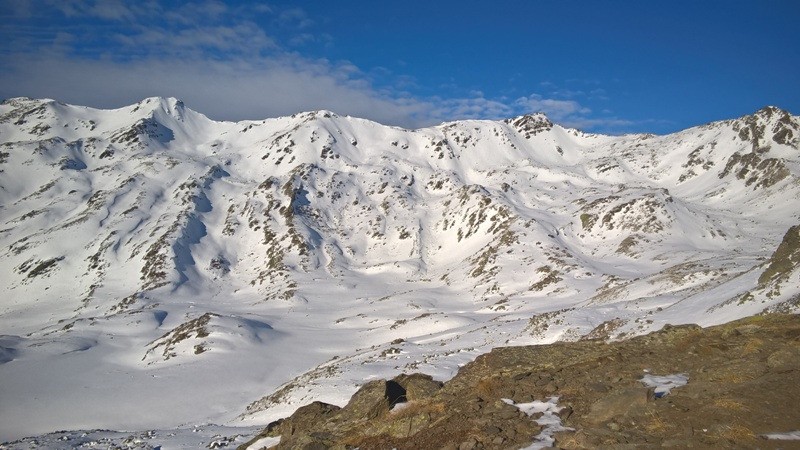 Crête des Muandes, rocher de la Grande Tempête.