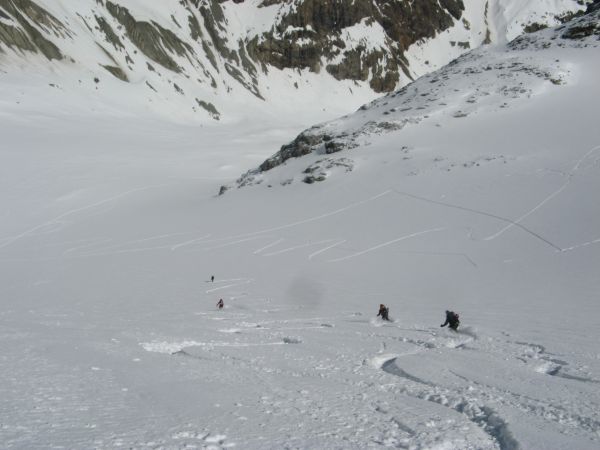 Sur le glacier : Vraiment pas mal comme consolation....
