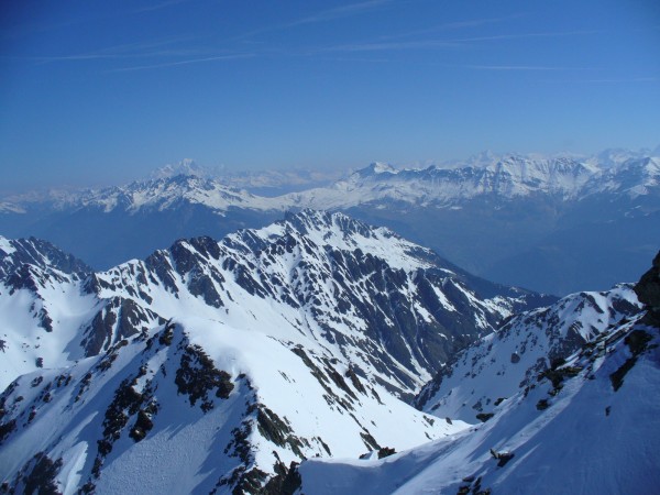 Vallon du Bacheux : Du Clocher des Pères au Mont-Blanc