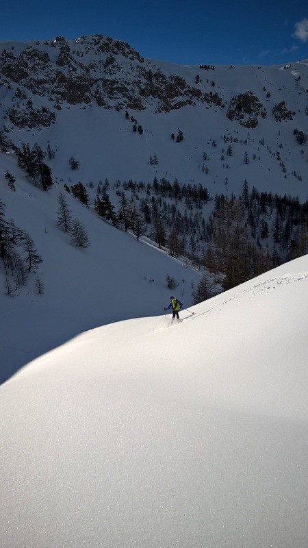 Fin de la descente des petits vallons