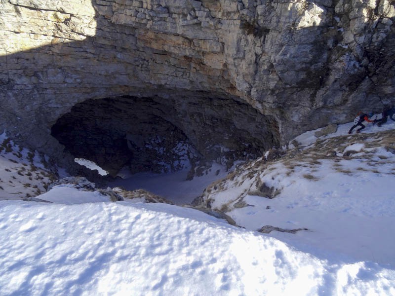 les vrais alpinistes sortent de la voie
