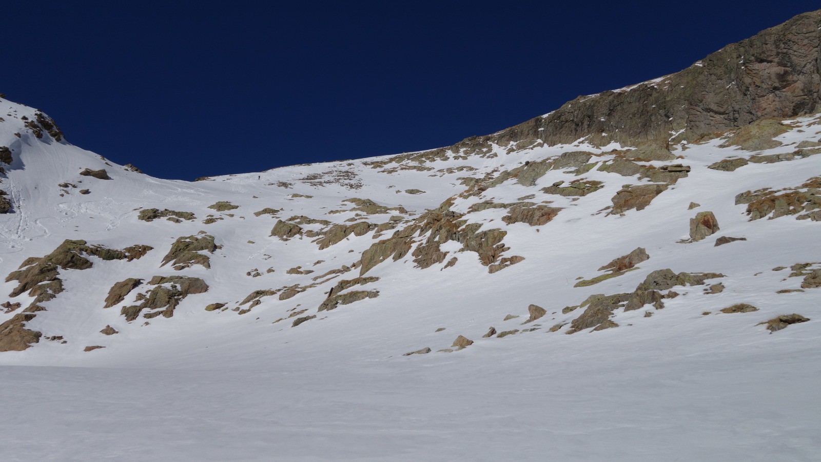 Le sommet est déneigé