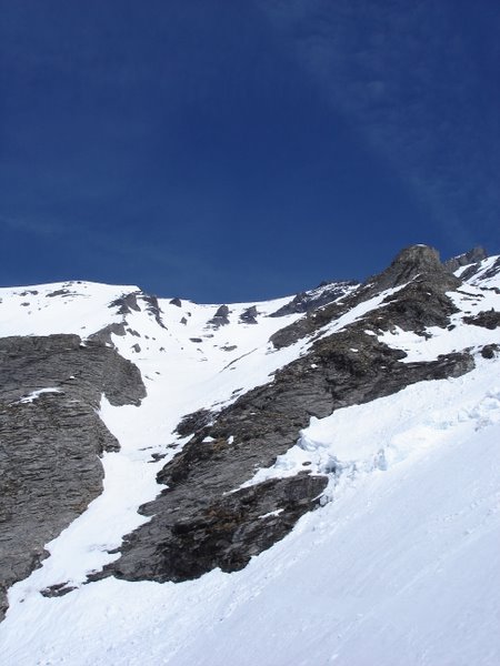 Face S : Le couloir d'accès et la face S