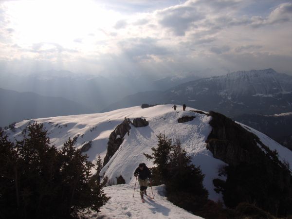 Arrivée au Col du Loup : plus que 500m