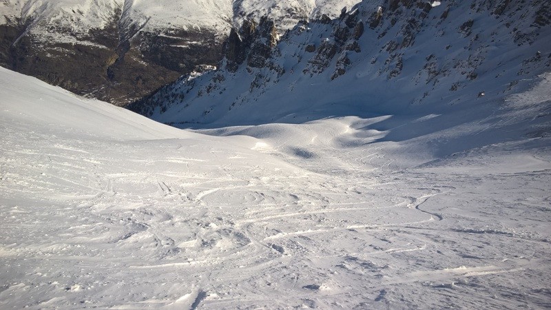 Vallon sous la Cucumelle - partie très bonne à skier