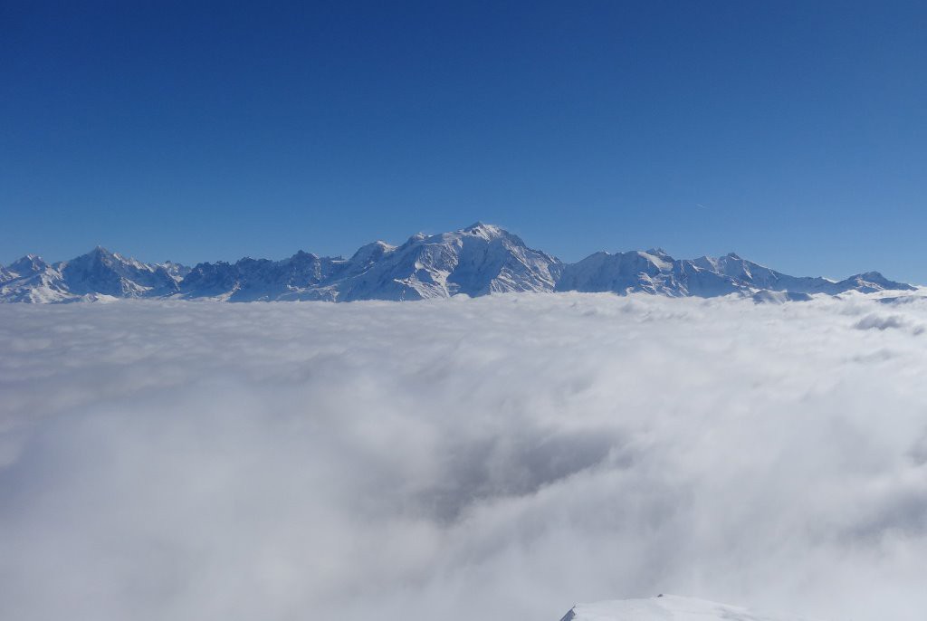 Le Mont Blanc en face.