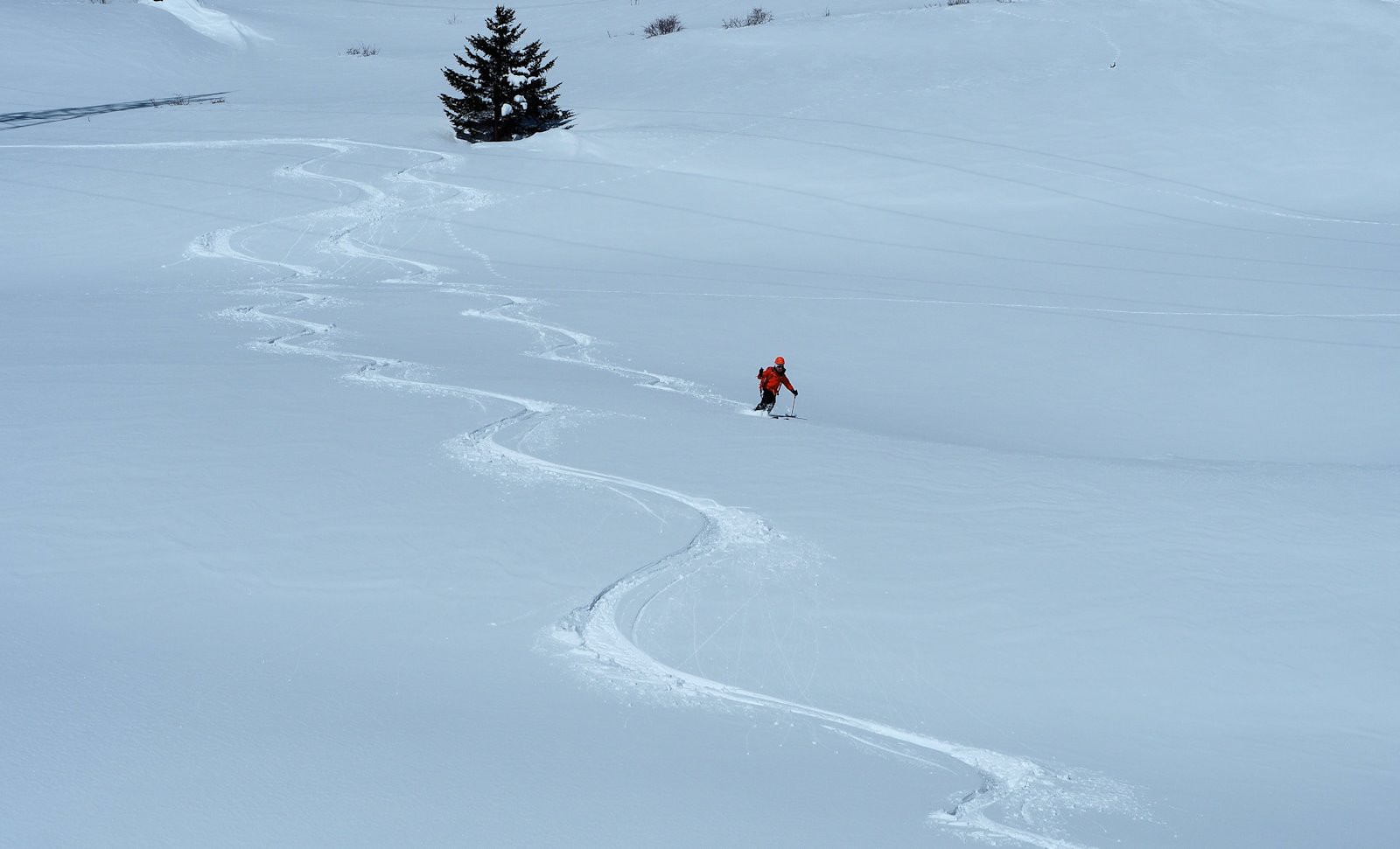 Du Bon ski jusqu'à 1600 m.