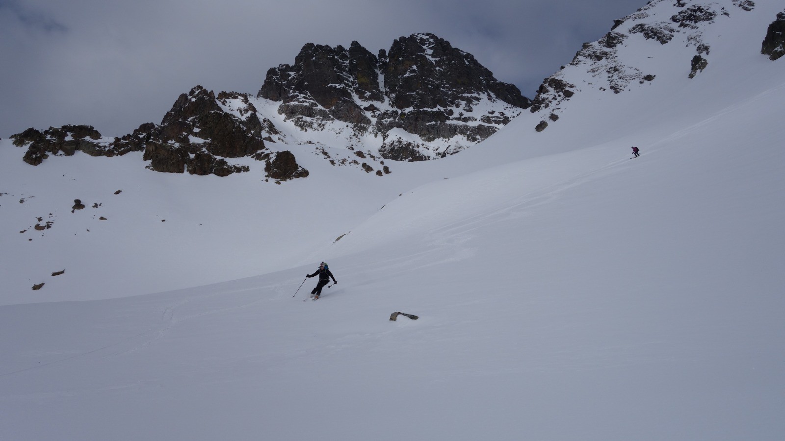Les mêmes sur fond de Mont des Merveilles