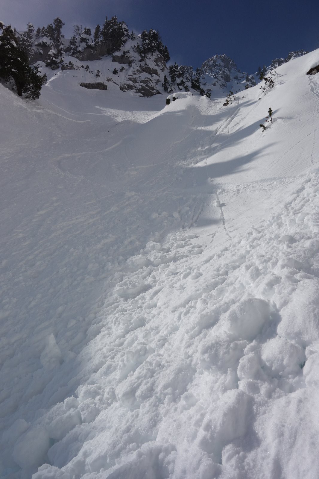 la fin depuis la jonction avec le couloir EST
