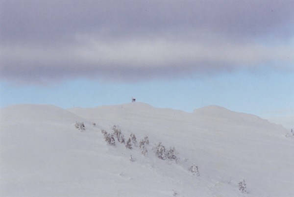 Au sommet : Les deux frérots au Petit Som, dessus ou dessous les nuages ?