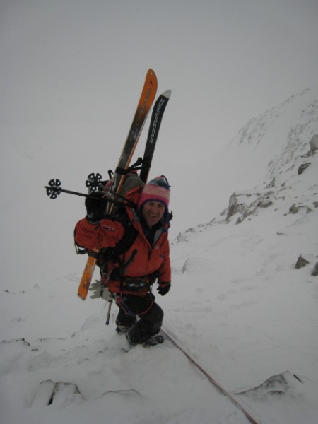 Brèche de la Meije : Jean-Marc in action !
