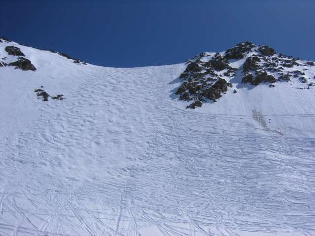 #19 Descente du Wild Spitze : Avec le passage, c Descente du Wild Spitze : Avec le passage, c'était bien glacé