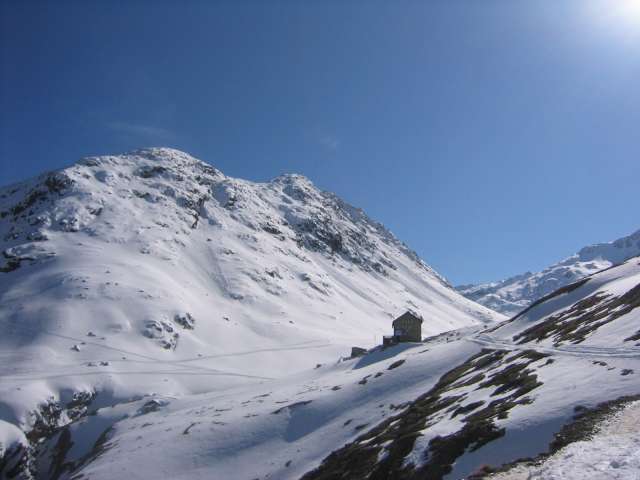 #1 Martin Busch Hütte : Arrivée au refuge en fin d Martin Busch Hütte : Arrivée au refuge en fin d'aprem
