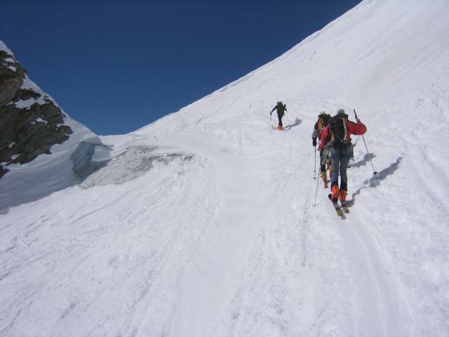 #10 Col sous le Weisskugel : Enfin ça monte un peu Col sous le Weisskugel : Enfin ça monte un peu