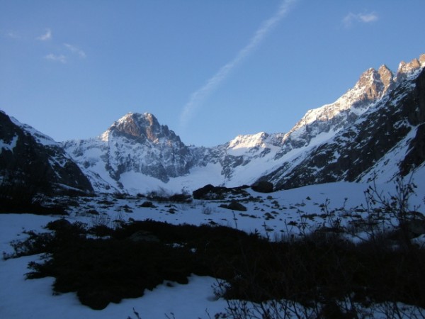 cime vallon des etages : premieres lumieres