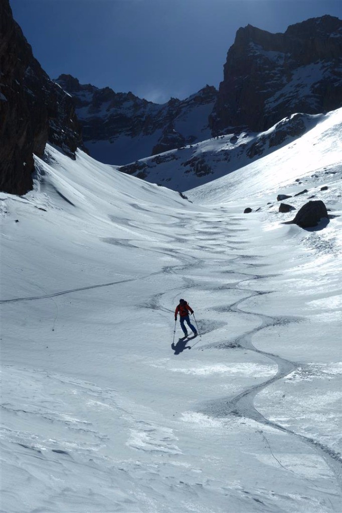 descente sous le Parmakkaya