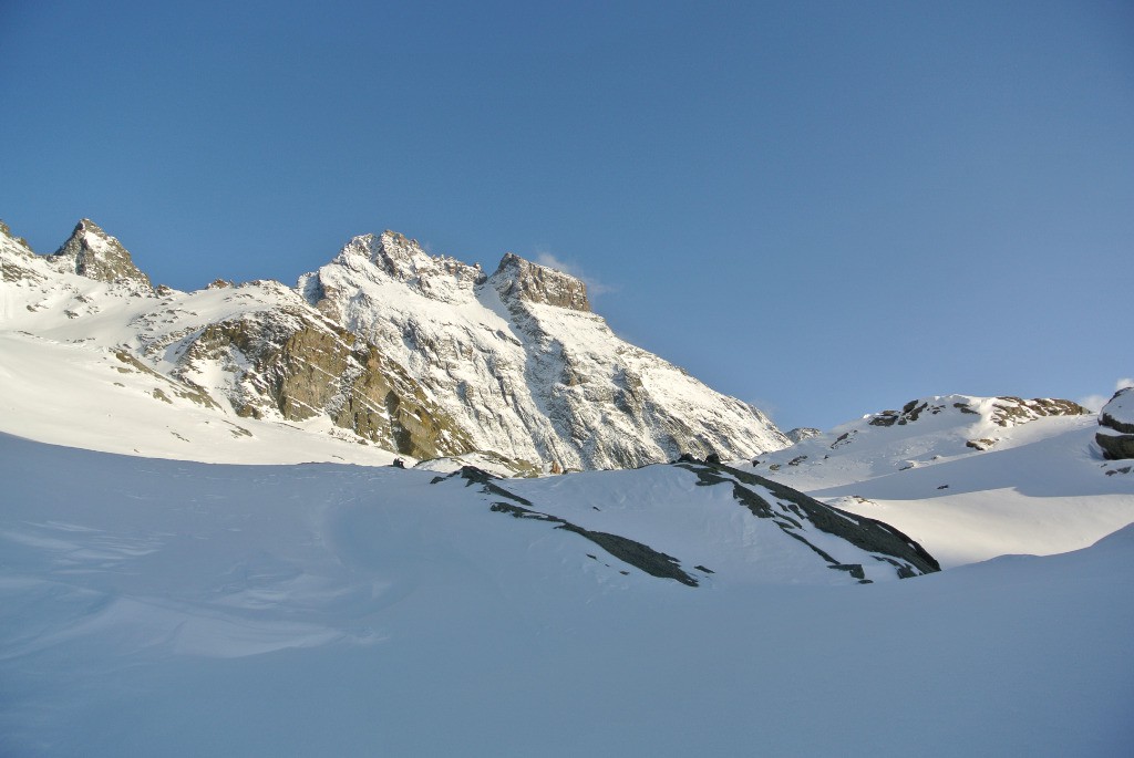 coucher de soleil sur le Viso