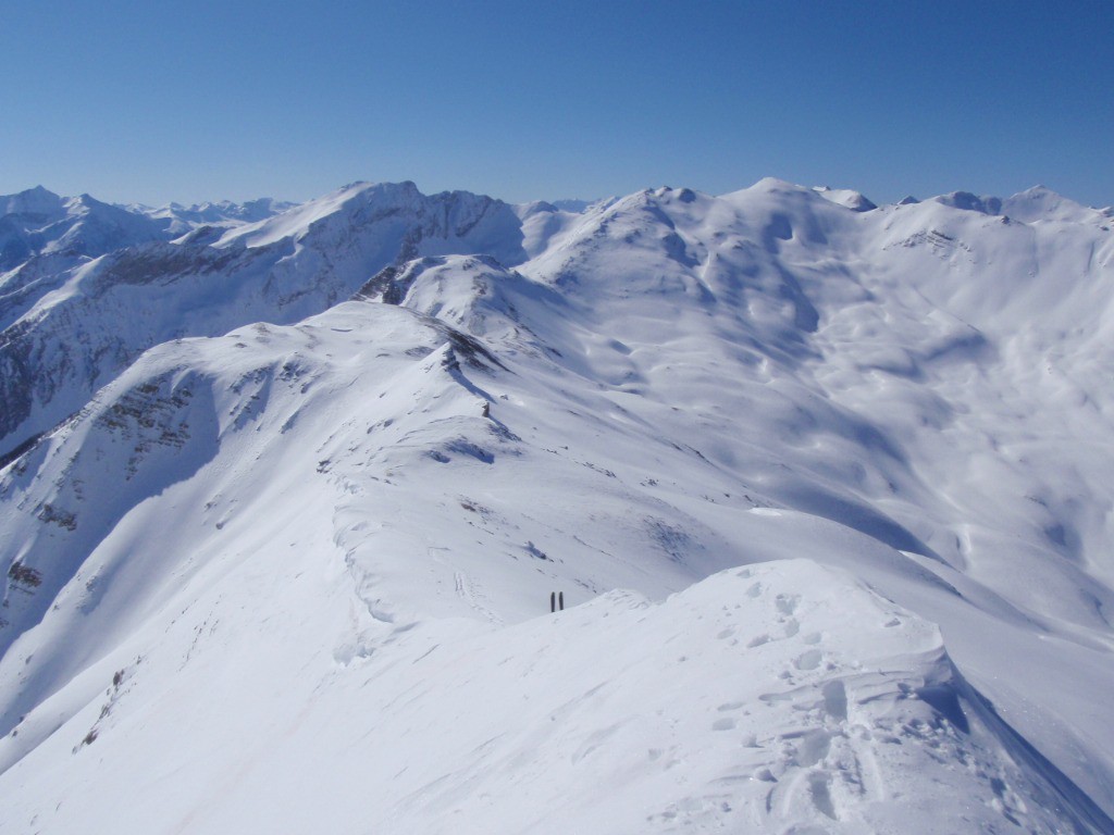 la suite du programme la Crête de la Barre des Pisses