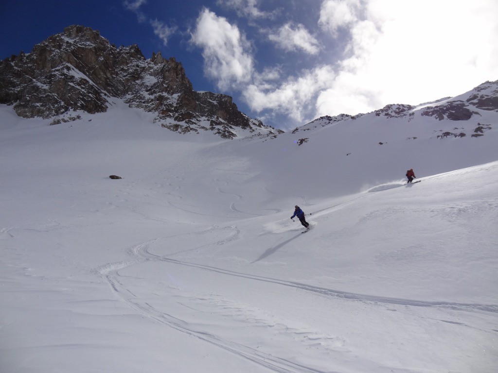La seule partie de bon ski au Thabor