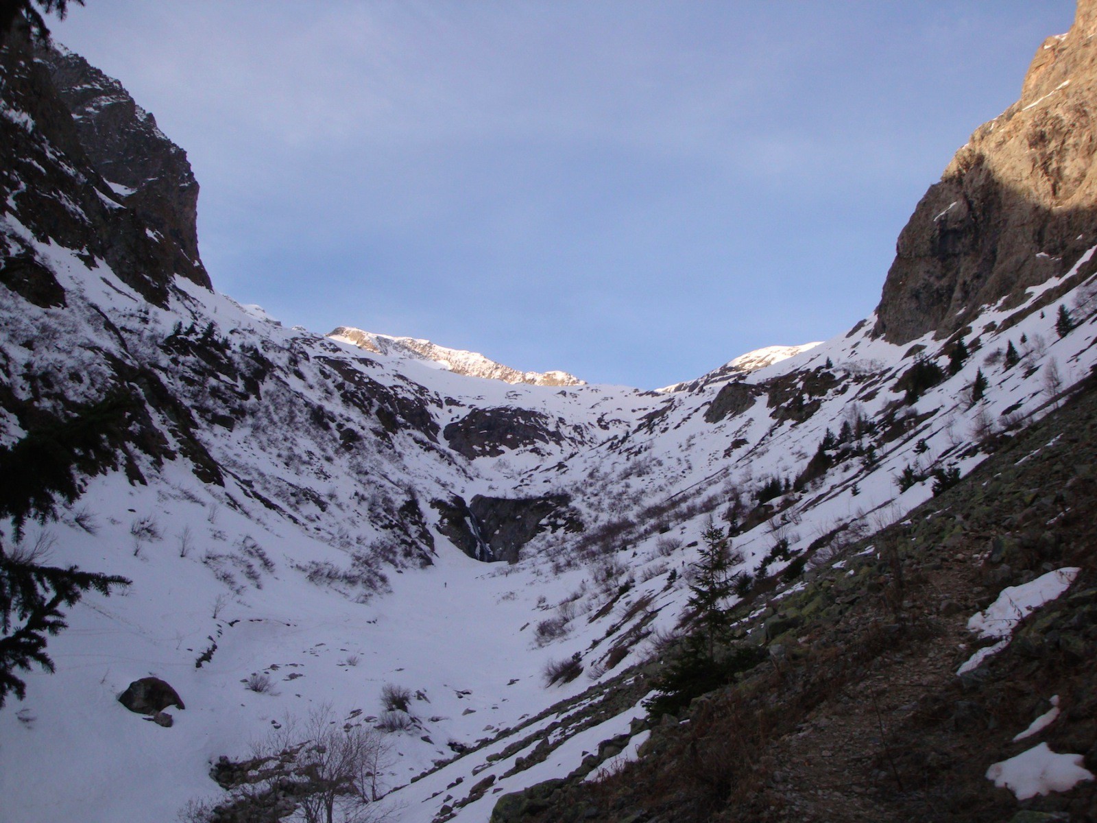 La combe du Rochail au petit matin