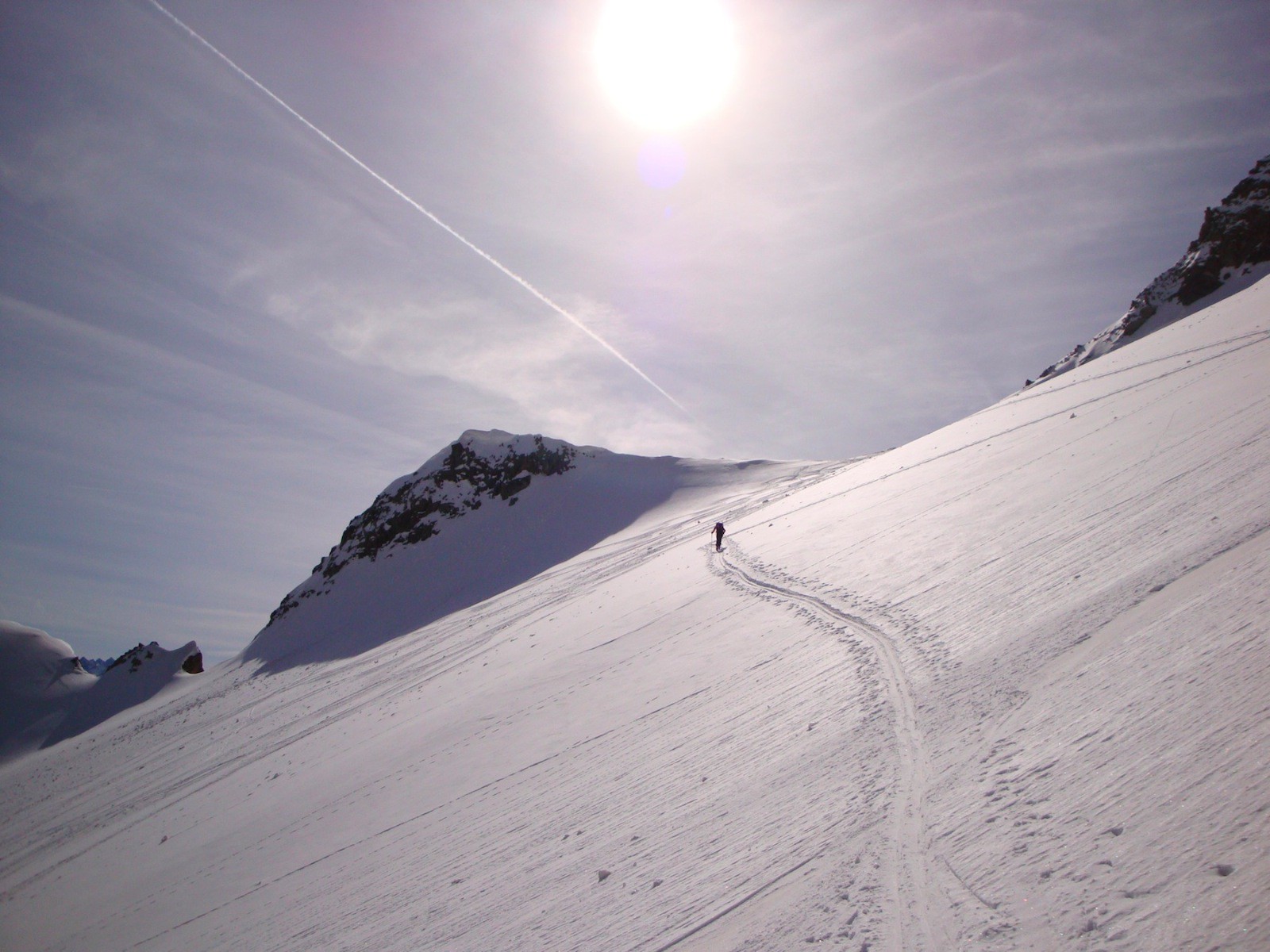 Pour arriver sur le col