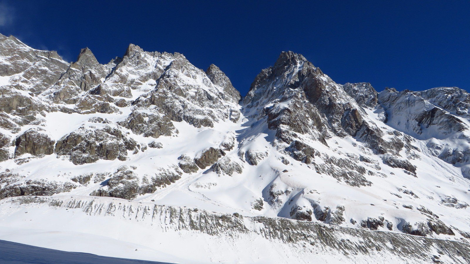 Vue globale de la course.