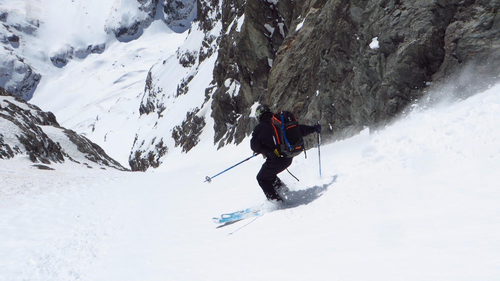 Début de la descente.