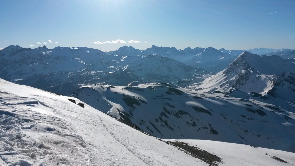 Vue vers SE depuis Pic sans nom.