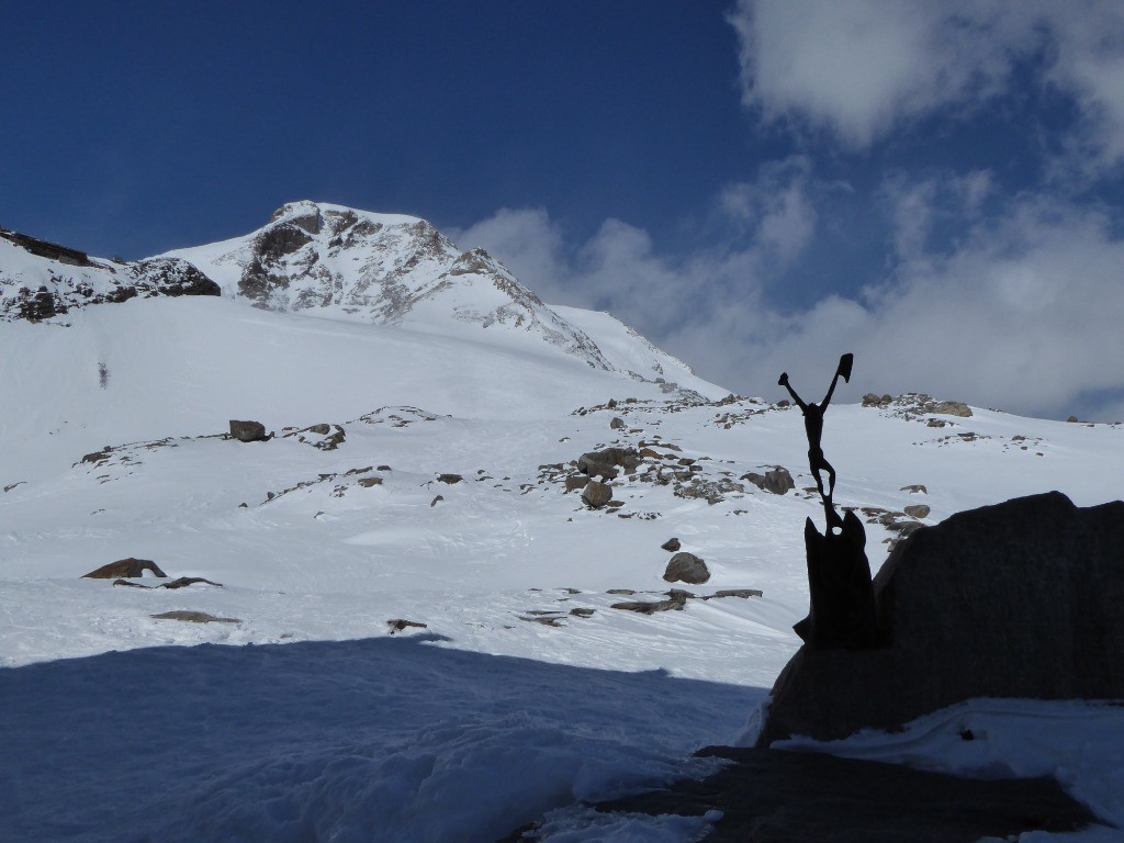 Pyramide Vincent vue du Refuge