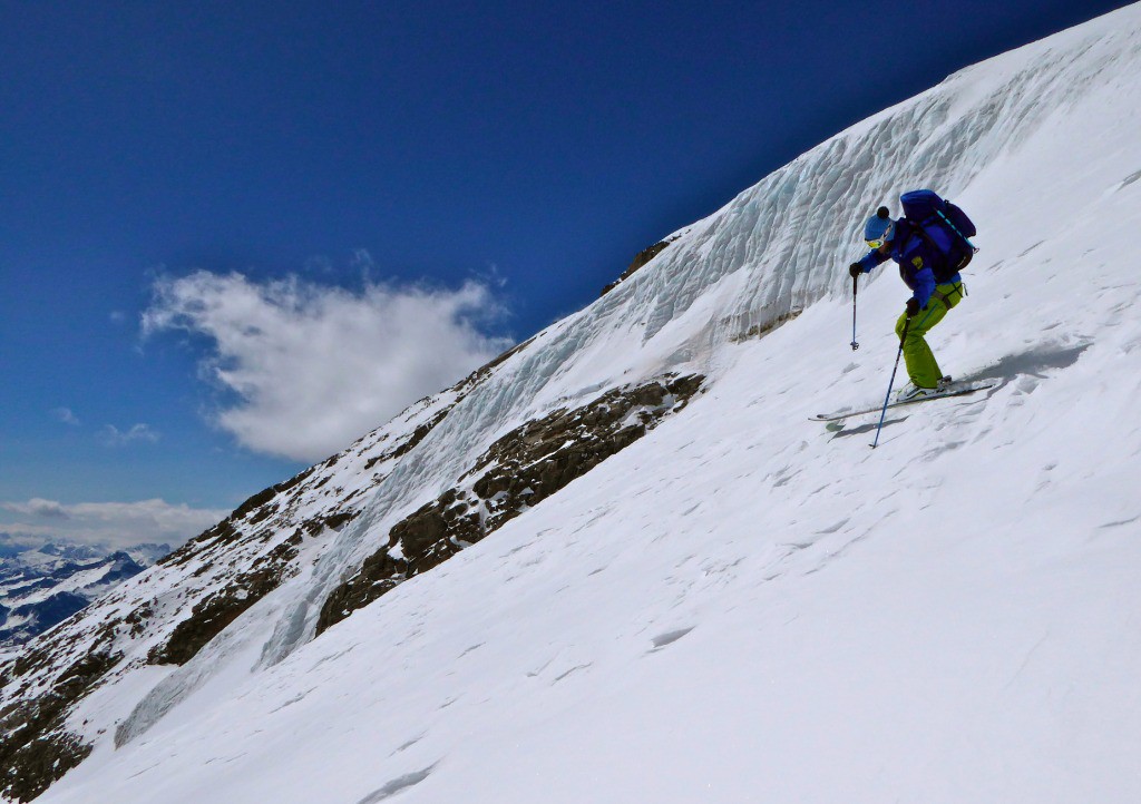Geoffrey s'éclate sous les séracs