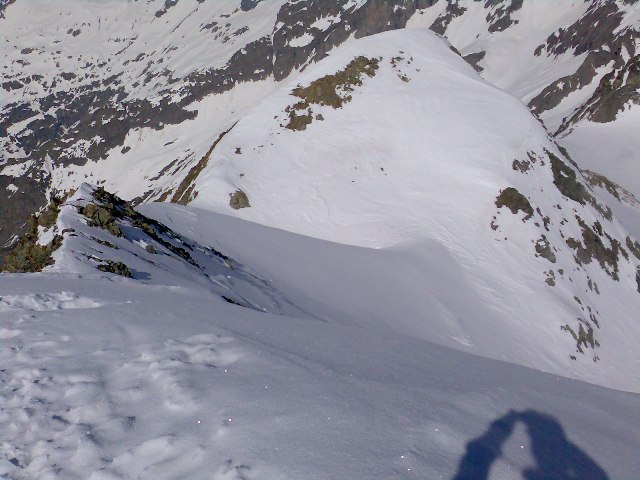 Le col du Says : Vu depuis le Gioberney