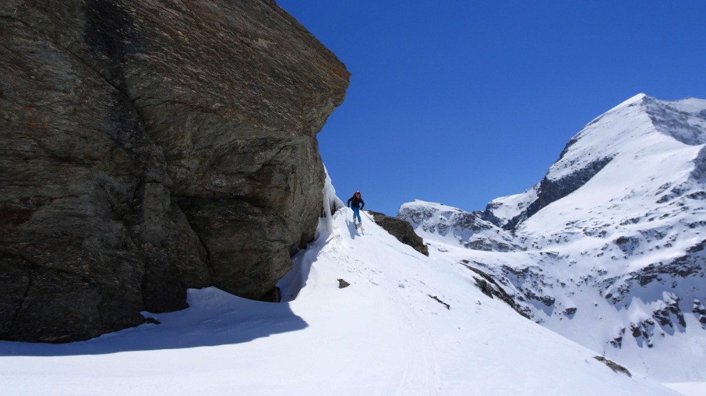 Descente entre les barres