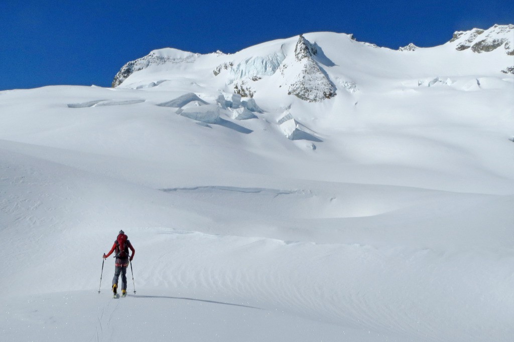 Premiers champs de séracs