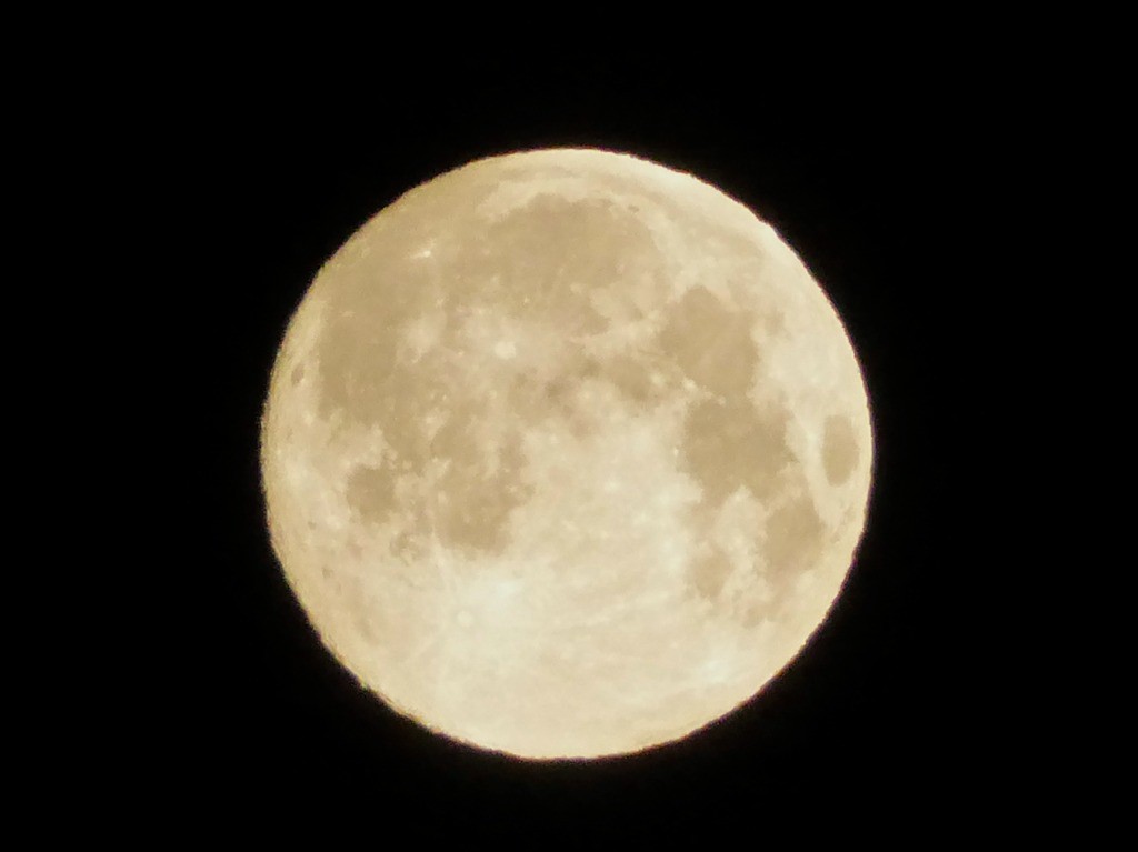 Jolie pleine lune au départ de Chambéry
