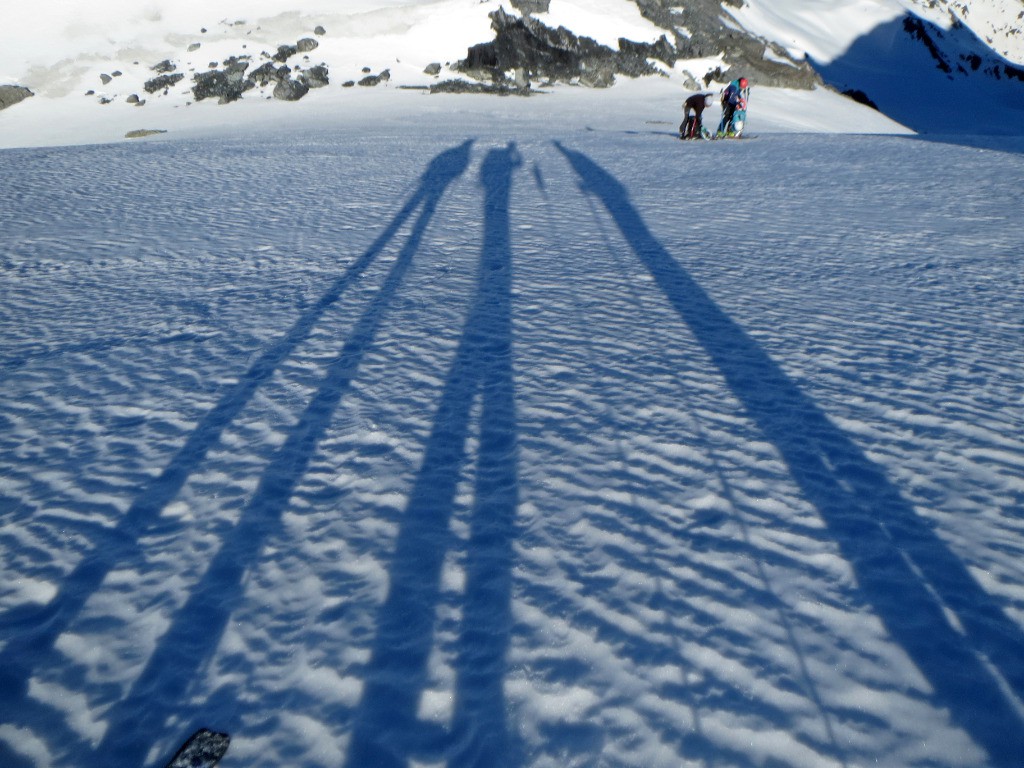 Skieurs à échasses